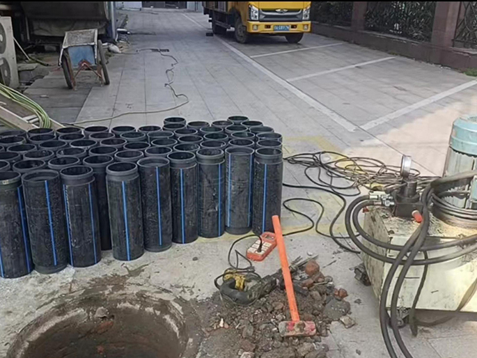 黄南PE置换管厂家 DN315置换管 非开挖管短管置换